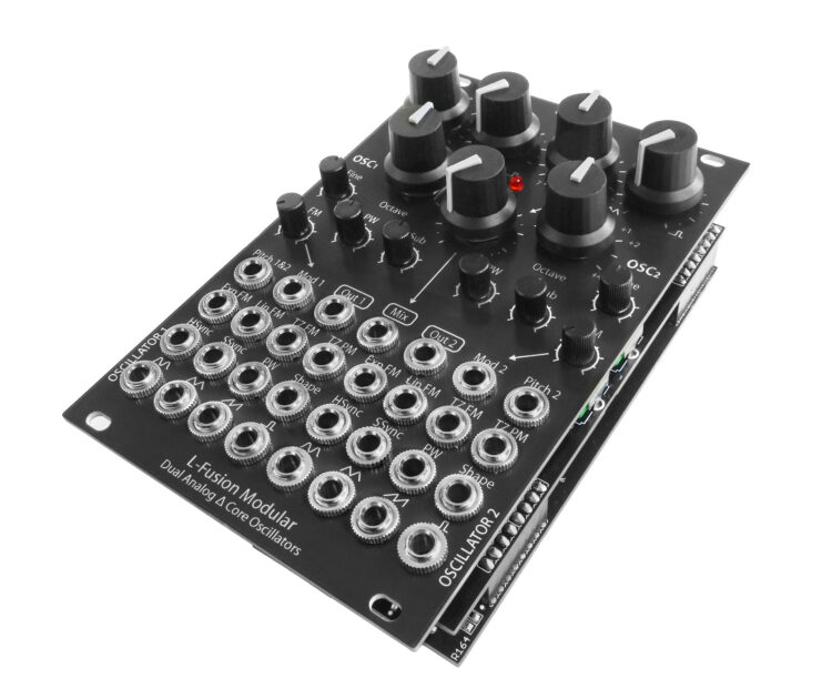 Dual analog VCO Eurorack Synthesizer Module