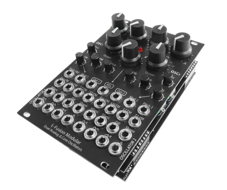 Dual analog VCO Eurorack Synthesizer Module