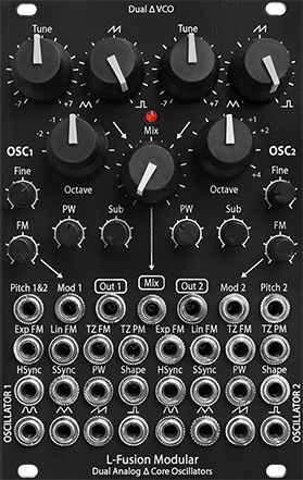 Dual VCO Eurorack module
