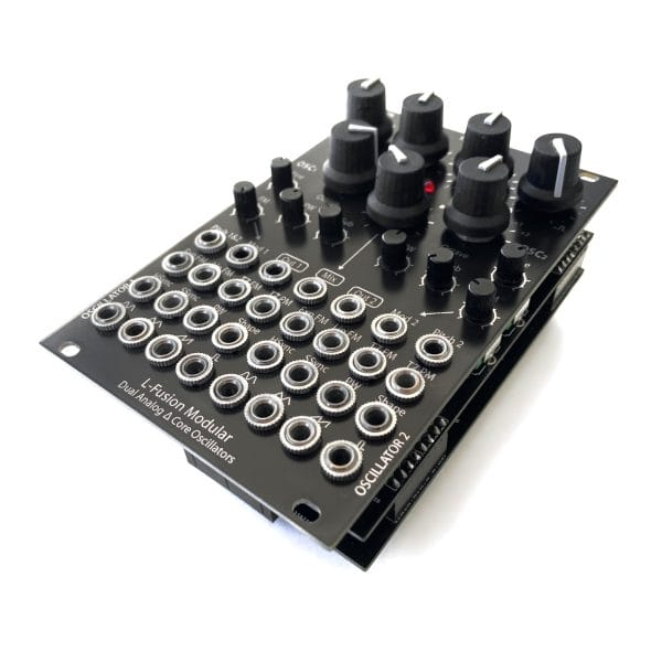 Dual VCO Eurorack Module revision 2.3 - View from top