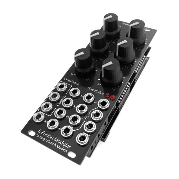 Tripple crossfaders, 3 channel mixer & white noise